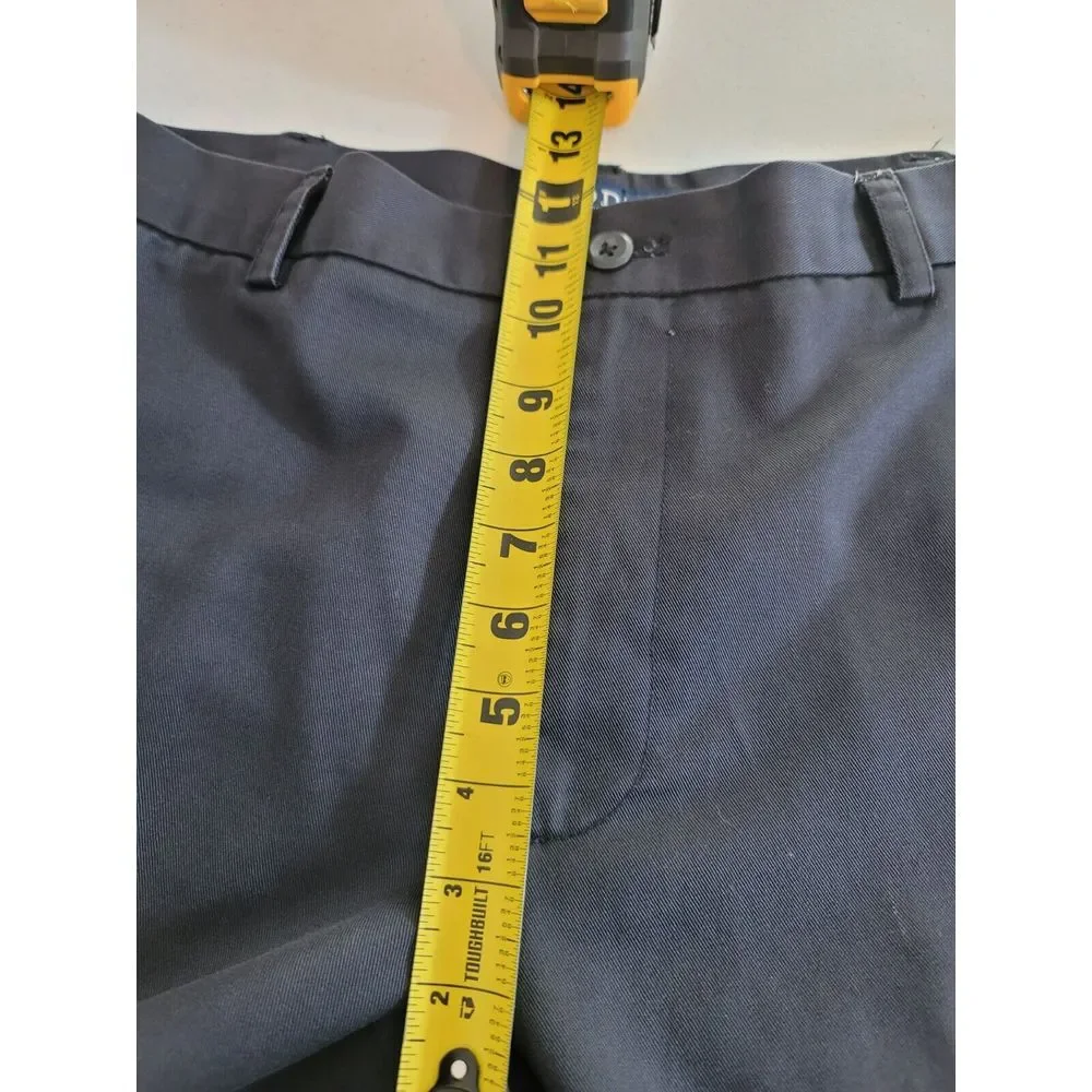 Izod‎ Navy Cotton Chino Flat Front Pants Men's 38x31